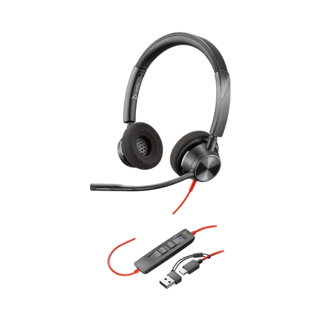 Poly Blackwire 3320 Stereo USB-C Headset — Being Shipped