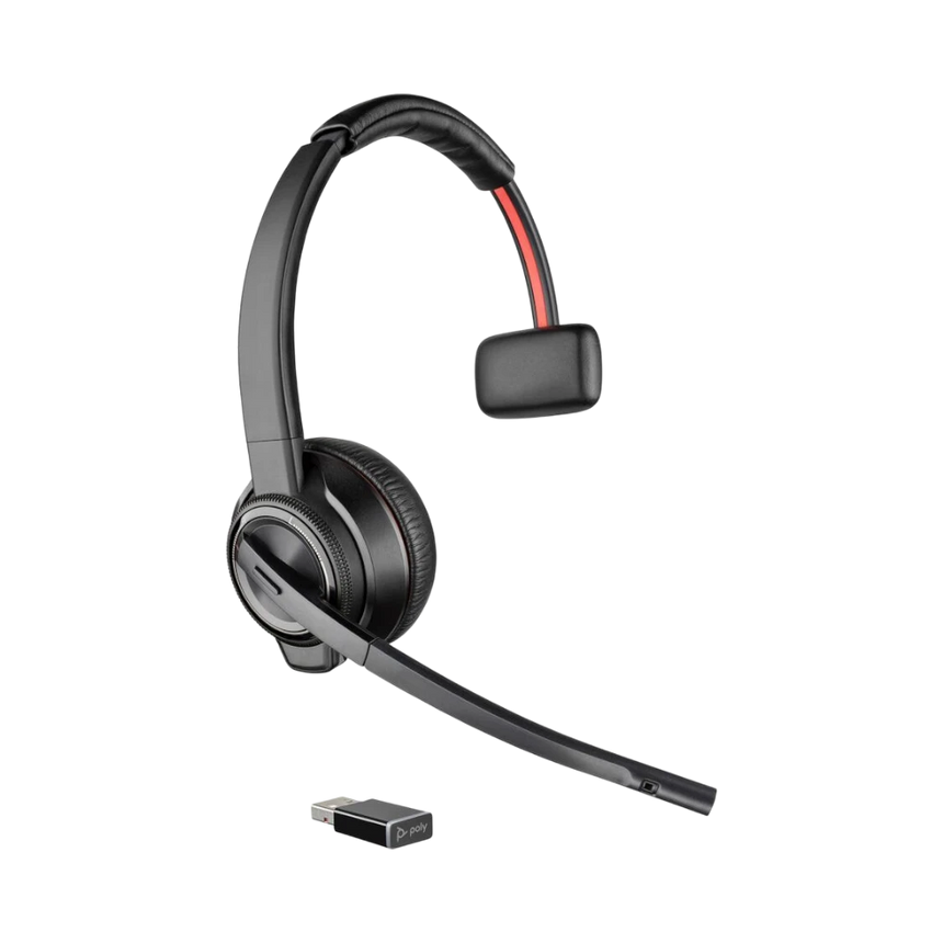 Poly Savi 8210 UC Over-the-Head Wireless Mono Computer Headset — Being Shipped