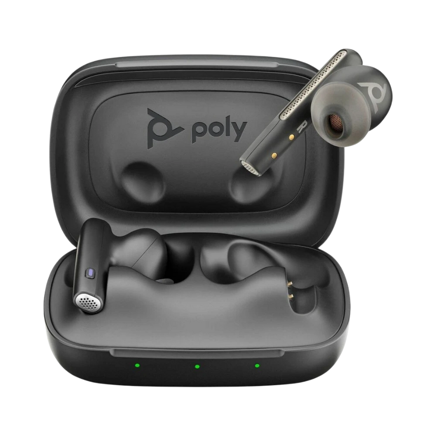 Poly Voyager Free 60 UC Earbuds (Carbon Black, Microsoft Teams Certified) — Being Shipped