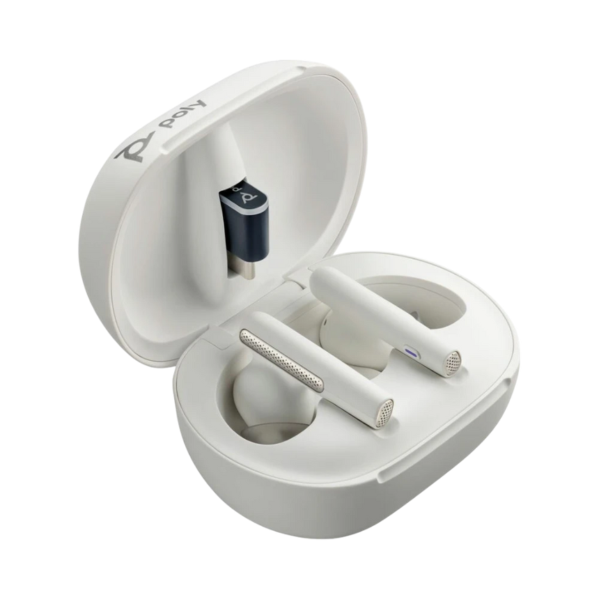Poly Voyager Free 60+ UC White Sand Earbuds — Being Shipped