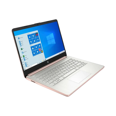 HP 14 Series 14" Touchscreen Laptop, Intel Celeron N4020, 4GB RAM, 64 GB eMMC (Pale Rose Gold) — Being Shipped