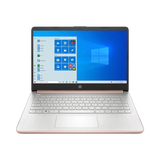 HP 14 Series 14" Touchscreen Laptop, Intel Celeron N4020, 4GB RAM, 64 GB eMMC (Pale Rose Gold) — Being Shipped