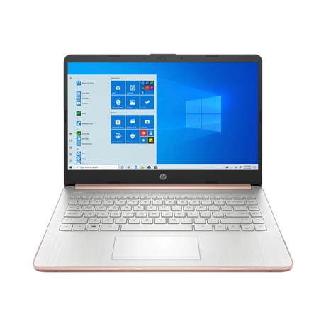 HP 14 Series 14" Touchscreen Laptop, Intel Celeron N4020, 4GB RAM, 64 GB eMMC (Pale Rose Gold) — Being Shipped