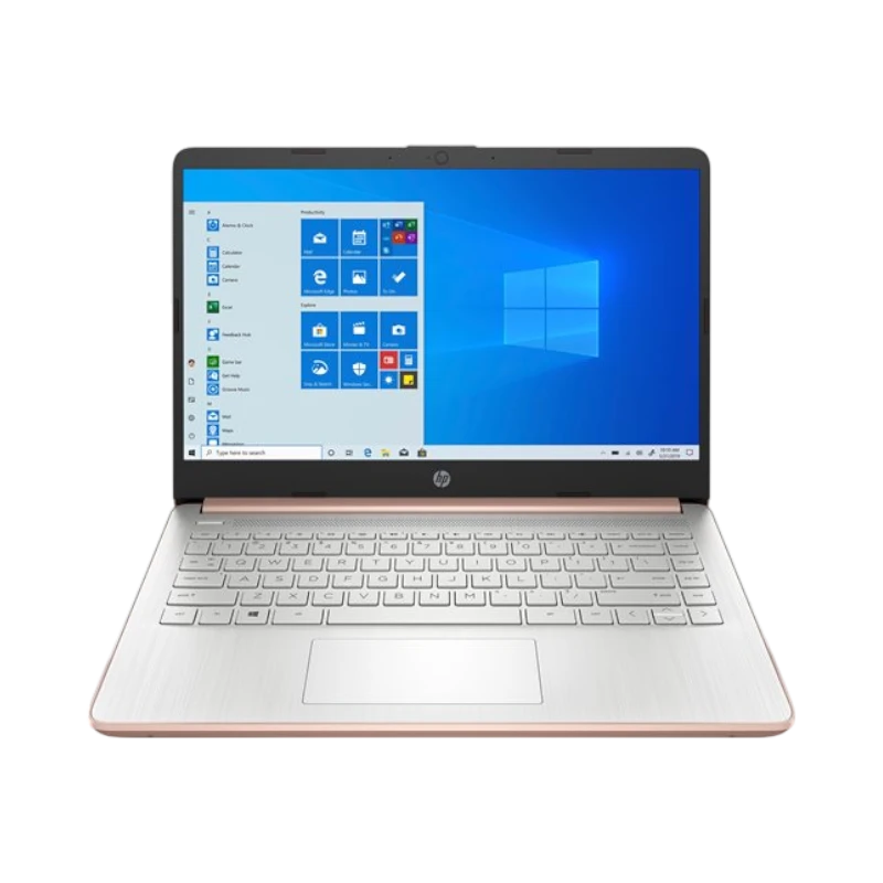 HP 14 Series 14" Touchscreen Laptop, Intel Celeron N4020, 4GB RAM, 64 GB eMMC (Pale Rose Gold) — Being Shipped