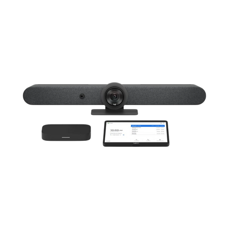 Logitech Rally Bar with Tap + Meet Compute for Google Meet Rooms — Being Shipped