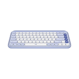Logitech POP ICON KEYS Wireless Keyboard (Lilac & Off-White) — Being Shipped