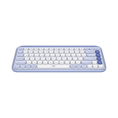 Logitech POP ICON KEYS Wireless Keyboard (Lilac & Off-White) — Being Shipped