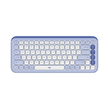 Logitech POP ICON KEYS Wireless Keyboard (Lilac & Off-White) — Being Shipped