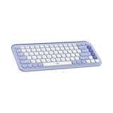 Logitech POP ICON KEYS Wireless Keyboard (Lilac & Off-White) — Being Shipped
