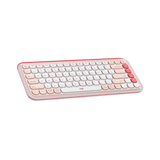 Logitech POP ICON KEYS Wireless Keyboard (Rose & Off-White) — Being Shipped