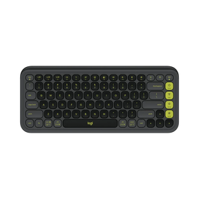 Logitech POP ICON KEYS Wireless Keyboard (Graphite & Green) — Being Shipped