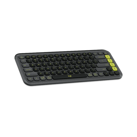 Logitech POP ICON KEYS Wireless Keyboard (Graphite & Green) — Being Shipped