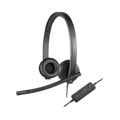 Logitech H570e Wired USB Stereo Headset — Being Shipped
