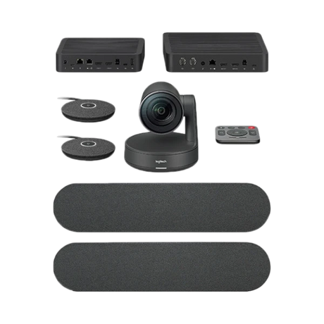 Logitech Rally Plus UHD 4K Conference Camera System with Dual-Speakers and Mic Pods Set — Being Shipped