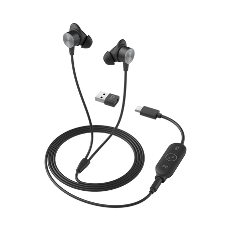 Logitech Zone Wired Earbuds Stereo Headset — Being Shipped