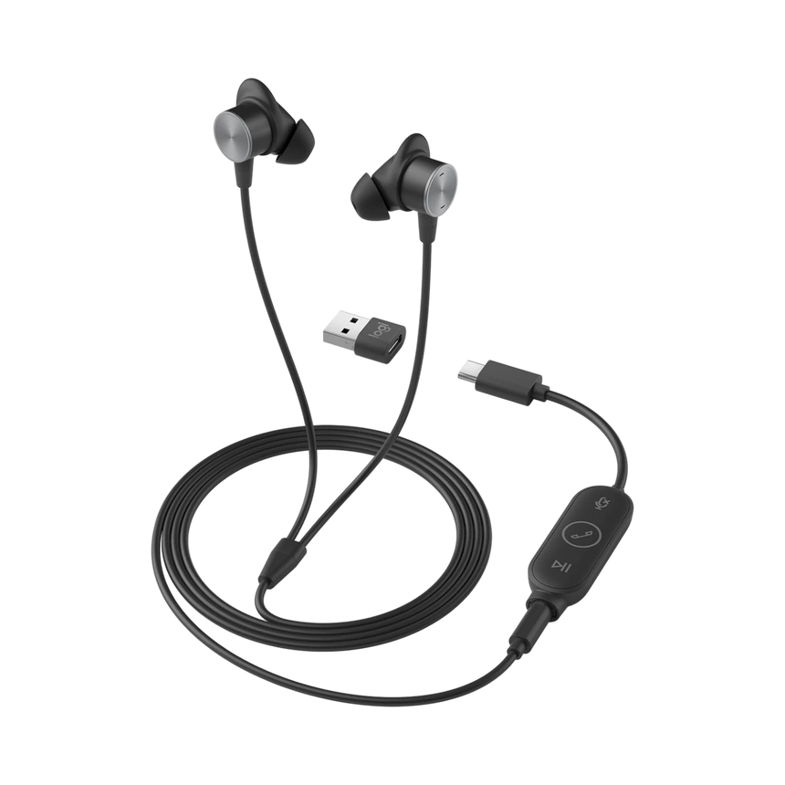 Logitech Zone Wired Earbuds Stereo Headset — Being Shipped