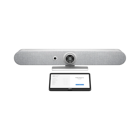 Logitech Rally Bar Mini All-In-One Video Bar for Small to Medium Rooms (White) — Being Shipped