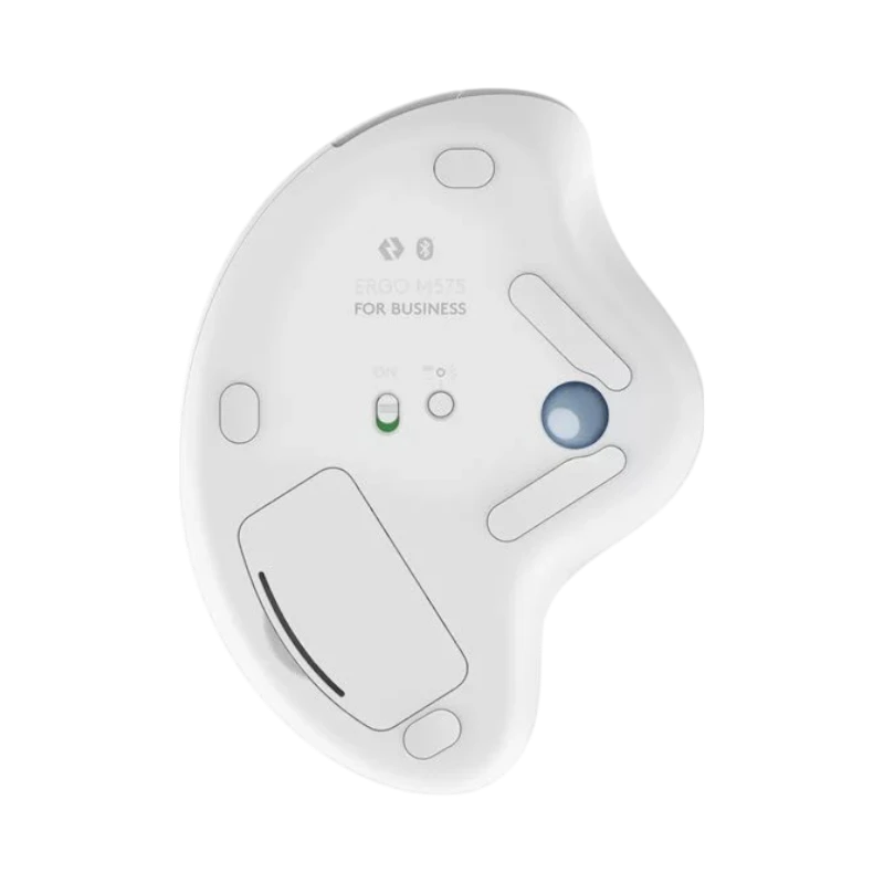 Logitech Ergo M575 Wireless Trackball Mouse for Business (White) — Being Shipped