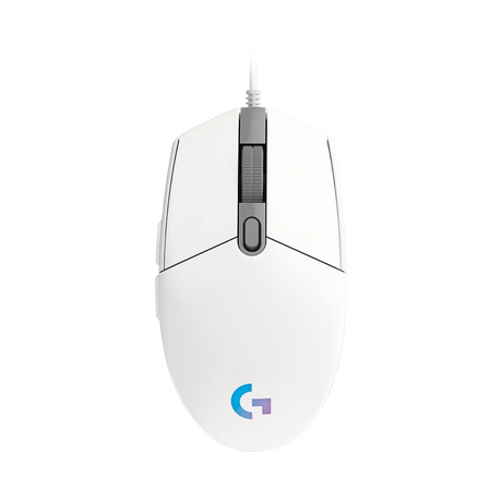 Logitech G203 Lightsync Gaming Optical USB Gaming Mouse (White) — Being Shipped