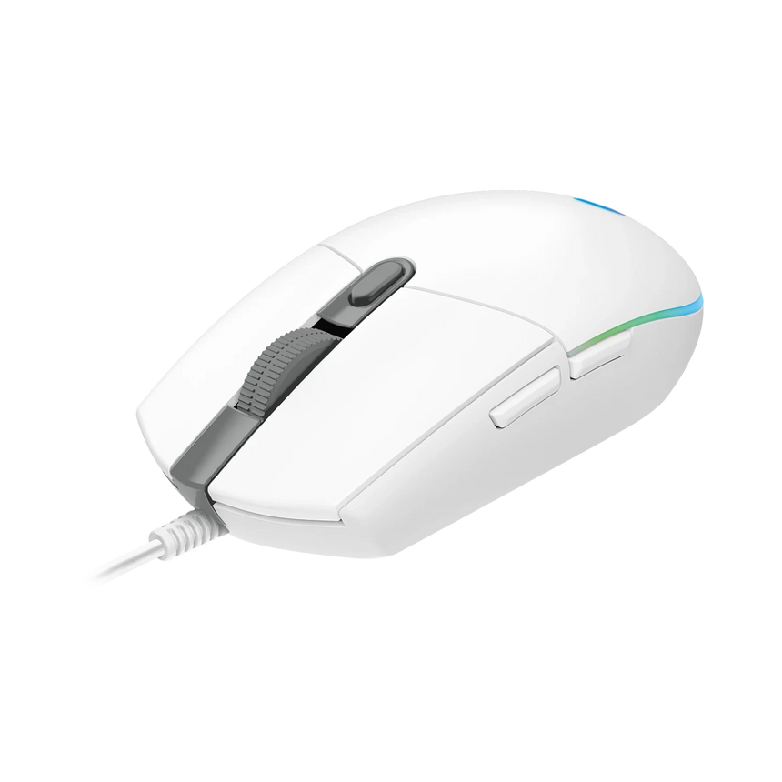 Logitech G203 Lightsync Gaming Optical USB Gaming Mouse (White) — Being Shipped