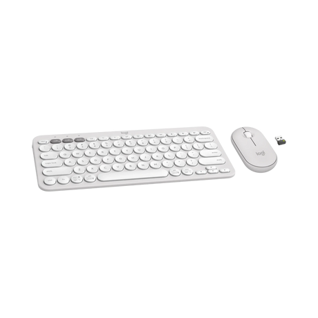 Logitech Pebble 2 Wireless Keyboard and Mouse Combo (Tonal White) — Being Shipped