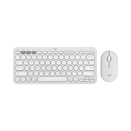 Logitech Pebble 2 Wireless Keyboard and Mouse Combo (Tonal White) — Being Shipped