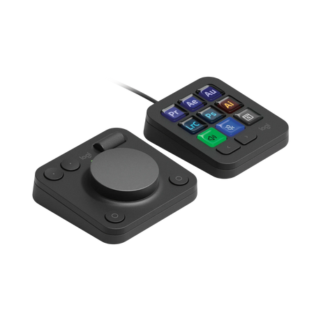 Logitech MX Creative Console Wireless Ergonomic Keypad & Dial (Graphite) — Being Shipped