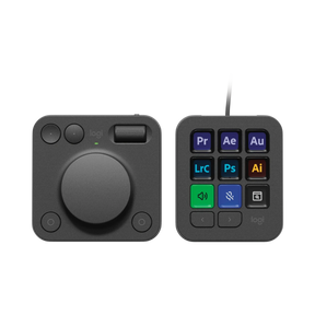 Logitech MX Creative Console Wireless Ergonomic Keypad & Dial (Graphite) — Being Shipped