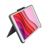 Logitech Combo Touch Backlit Keyboard Case for Apple iPad (Gen 7 to 9) (Graphite) — Being Shipped
