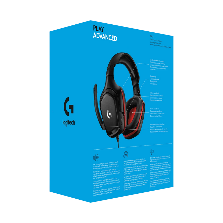 Logitech G G332 Wired Stereo Gaming Headset — Being Shipped