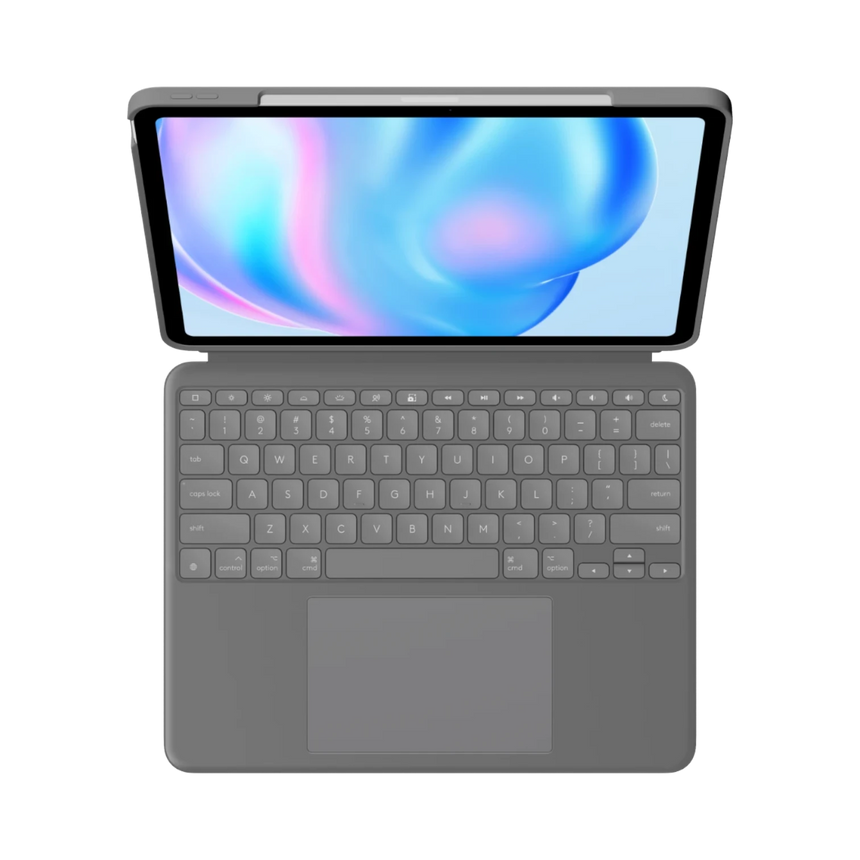 Logitech Combo Touch Backlit Keyboard Case for Apple 11" iPad Air M2 (Oxford Gray) — Being Shipped