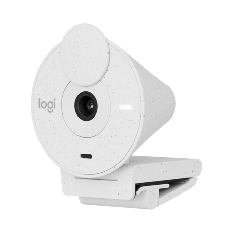 Logitech Brio 300 1080p Full HD Webcam (White) — Being Shipped