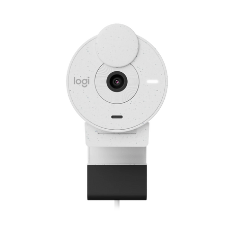 Logitech Brio 300 1080p Full HD Webcam (White) — Being Shipped