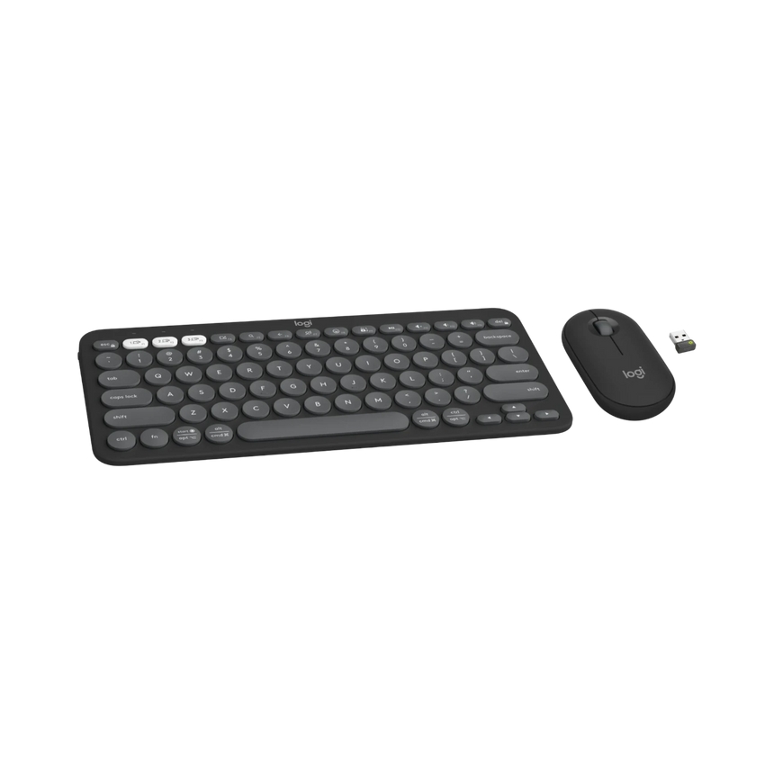 Logitech Pebble 2 Wireless Keyboard and Mouse Combo (Tonal Graphite) — Being Shipped