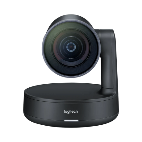 Logitech Rally Plus 4K UHD Conference Camera System with Dual-Speakers and White Mic Pods Set — Being Shipped