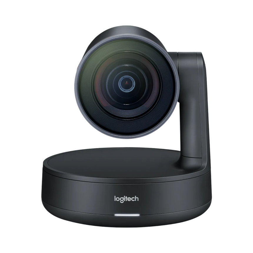 Logitech Rally Plus 4K UHD Conference Camera System with Dual-Speakers and White Mic Pods Set — Being Shipped