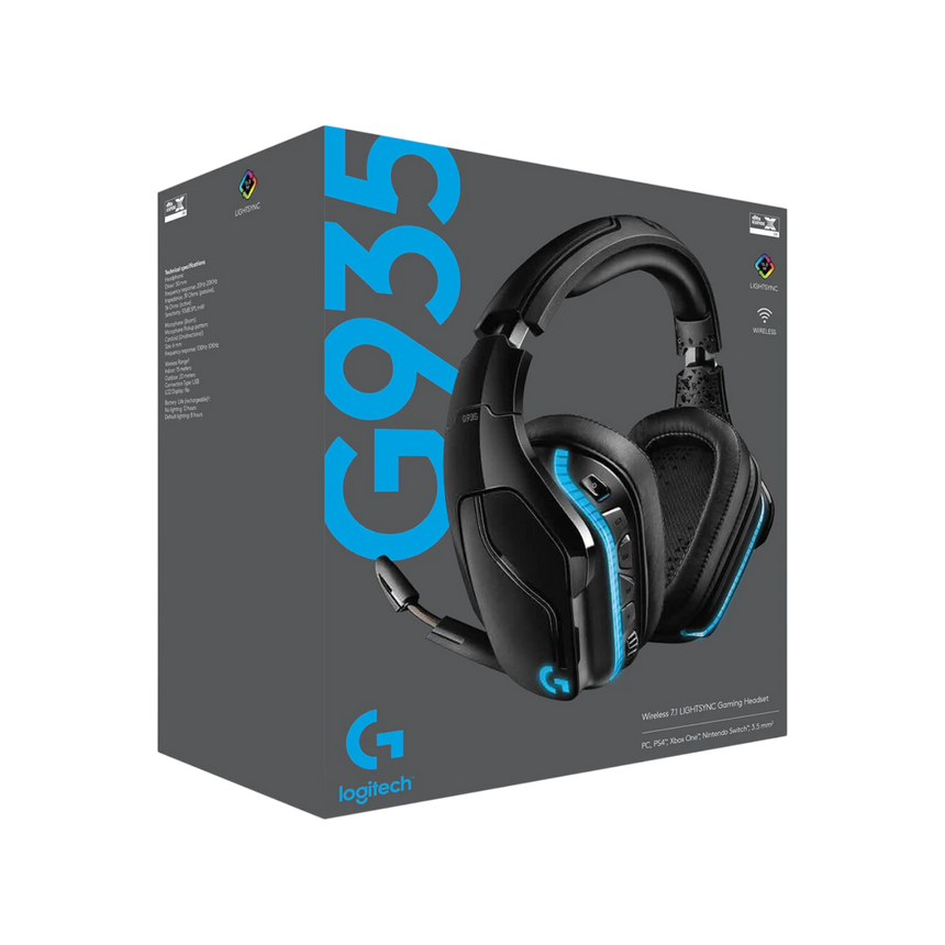 Logitech G935 Wireless 7.1 Surround Sound LIGHTSYNC Gaming Headset — Being Shipped
