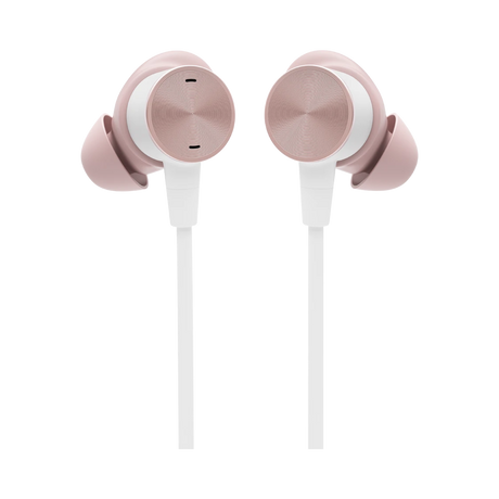 Logitech Zone Wired Binaural Earbuds (Rose) — Being Shipped