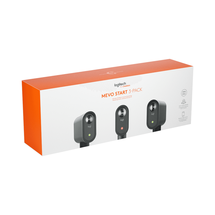 Logitech Mevo Start Live Streaming Camera (3-Pack) — Being Shipped