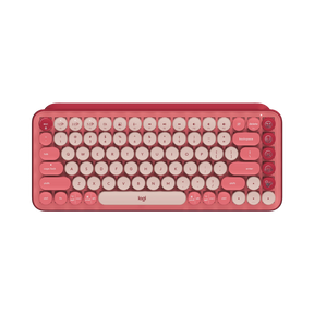 Logitech POP Keys Wireless Bluetooth Mechanical Keyboard (Heartbreaker Rose) — Being Shipped