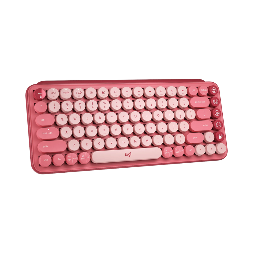 Logitech POP Keys Wireless Bluetooth Mechanical Keyboard (Heartbreaker Rose) — Being Shipped