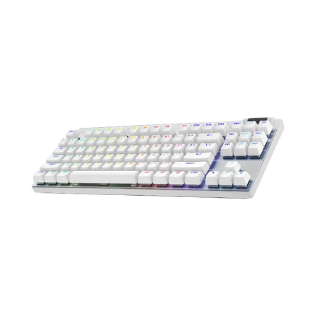 Logitech G PRO X TKL LIGHTSPEED Wireless RGB Gaming Keyboard (White, Tactile) — Being Shipped