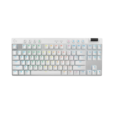 Logitech G PRO X TKL LIGHTSPEED Wireless RGB Gaming Keyboard (White, Tactile) — Being Shipped