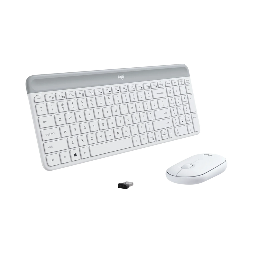 Logitech MK470 Slim Wireless Keyboard and Mouse Combo (Off-white) — Being Shipped