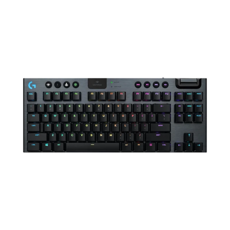 Logitech G G915 TKL LIGHTSPEED Wireless RGB Mechanical Gaming Keyboard (Carbon, GL Clicky) — Being Shipped