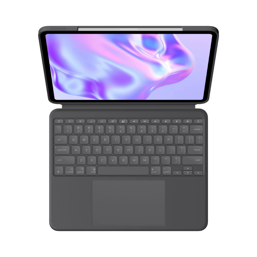 Logitech Combo Touch Backlit Keyboard Case for Apple 11" iPad Pro 1st-4th Gen (Oxford Gray) — Being Shipped