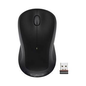 Logitech M310 Wireless Ambidextrous Optical USB Mouse (Black) — Being Shipped