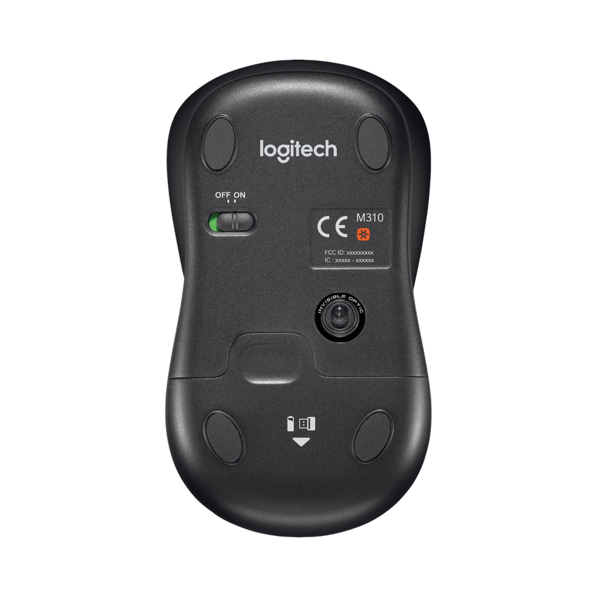 Logitech M310 Wireless Ambidextrous Optical USB Mouse (Black) — Being Shipped