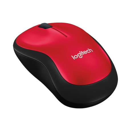 Logitech M185 Wireless Ambidextrous Optical Mouse (Red) — Being Shipped