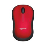 Logitech M185 Wireless Ambidextrous Optical Mouse (Red) — Being Shipped